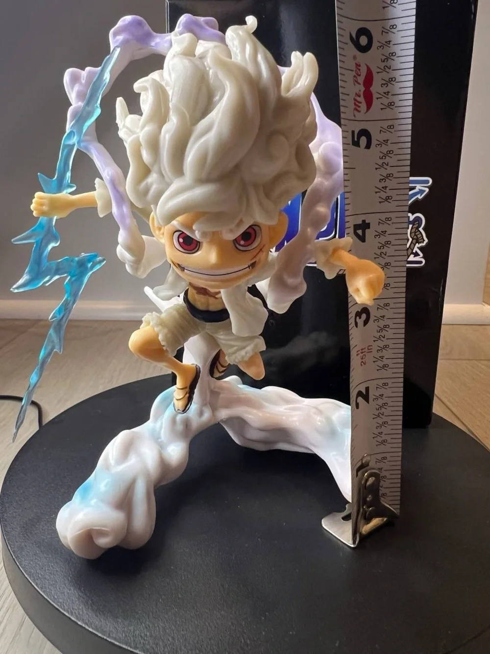 Monkey D. Luffy Gear 5 Figure | One Piece Anime PVC Display Statue | Approx. 6”
